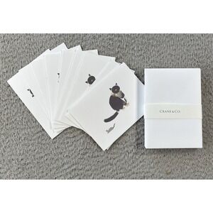9 Crane & Co Cat and Mouse Blank Note Cards & Envelopes